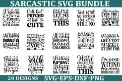 Sarcastic Svg Bundle, Funny Quotes SVG, Mug SVG Sarcastic Product Image 1