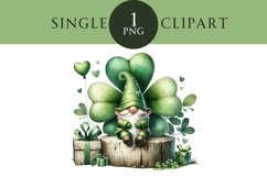 St Patricks Clipart Watercolor PNG Product Image 1