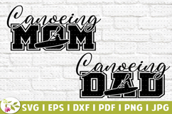 Canoeing Mom SVG, Canoeing Mom PNG, Rowing Kids Sports Product Image 3