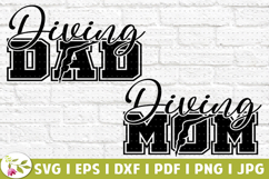 Diving Mom SVG, Diving Mom PNG, Diving Water Kids Sport Product Image 3