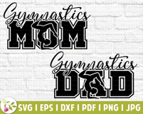 Gymnastics Mom SVG, Gymnastics Mom PNG, Kids Sports Gymnast Product Image 3