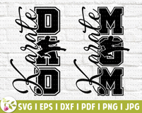 Karate Mom SVG, Karate Mom PNG, Kids Karate Martial Arts Product Image 4