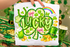 Lucky St Patrick's Day PNG, Irish PNG, Shamrock PNG, Clover Product Image 2