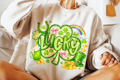 Lucky St Patrick's Day PNG, Irish PNG, Shamrock PNG, Clover Product Image 5