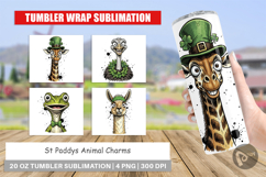 St Paddys Animal Charms Tumbler Product Image 1