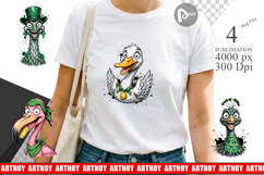 St Paddys Animal Party Art Sublimation Product Image 1