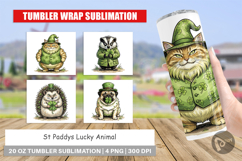 St Paddys Lucky Animal Tumbler Product Image 1