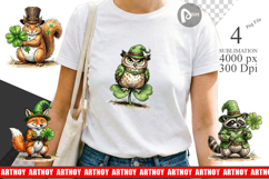 St Paddys Lucky Animal Sublimation Product Image 1