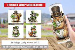 St Paddys Lucky Animal Tumbler Product Image 1