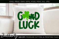 St Patrick's Day SVG Shamrock Good Luck T-shirt Mug Design Product Image 4