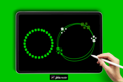 Clover Liner Brush | St. Patrick’s Day Procreate Brush Product Image 3