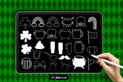 St. Patrick’s Day Brush for Procreate | Patterns &amp; Stamps Product Image 2