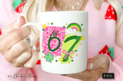 Preppy Ransom Lucky 67 PNG | St Patrick's Day Png Product Image 2