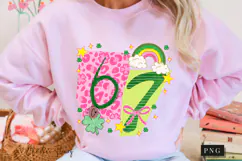 Preppy Ransom Lucky 67 PNG | St Patrick's Day Png Product Image 11