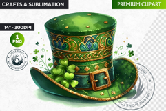St Patrick&#039;s Day Clipart, Saint patrick PNG sublimation Product Image 1
