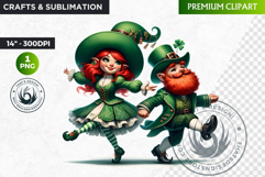 St Patrick&#039;s Day Clipart, Saint patrick PNG sublimation Product Image 1