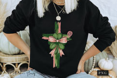 Brushstroke Cross Shamrock PNG | Christian Png Sublimation Product Image 6