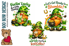 St Patrick's Day Gnome Clipart Product Image 1