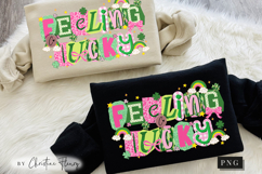 Preppy Ransom Feeling Lucky PNG | St Patrick's Day PNG Product Image 12