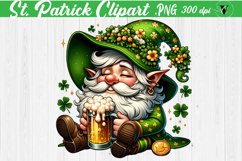 St. Patrick clipart | St. Patrick Gnome Product Image 1