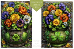 St Patrick's Day Backgrounds, Irish, Card, Garden Flag, s21 Product Image 2