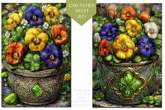 St Patrick's Day Backgrounds, Irish, Card, Garden Flag, s26 Product Image 2