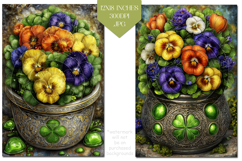 St Patrick's Day Backgrounds, Irish, Card, Garden Flag, s26 Product Image 3