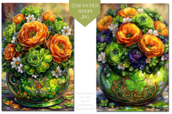 St Patrick's Day Backgrounds, Irish, Card, Garden Flag, s28 Product Image 2