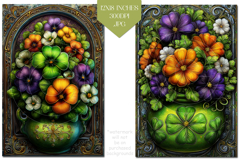 St Patrick's Day Backgrounds, Irish, Card, Garden Flag, s59 Product Image 3
