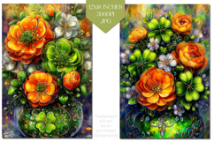 St Patrick's Day Backgrounds, Irish, Card, Garden Flag, s67 Product Image 2