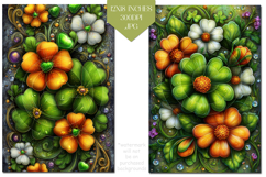 St Patrick's Day Backgrounds, Irish, Card, Garden Flag, s9 Product Image 2