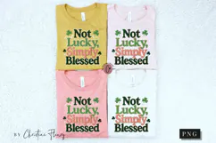 Not Lucky Simply Blessed PNG | St Patricks Day Png Product Image 6