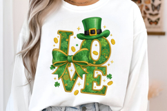 St Patrick Love Faux Yarn Png Product Image 2
