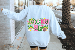 Preppy Ransom Lucky AF PNG | St Patrick's Day PNG Product Image 6