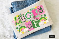 Preppy Ransom Lucky AF PNG | St Patrick's Day PNG Product Image 10