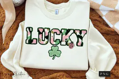 Faux Yarn St Patricks Lucky PNG | St Patricks Day Png Product Image 3