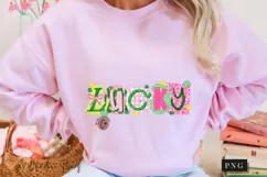 Preppy Ransom Lucky PNG | St Patrick's Day Png Product Image 11
