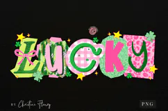 Preppy Ransom Lucky PNG | St Patrick's Day Png Product Image 4