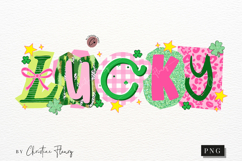 Preppy Ransom Lucky PNG | St Patrick's Day Png Product Image 5