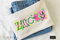 Preppy Ransom Lucky PNG | St Patrick's Day Png Product Image 10
