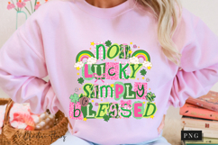 Not Lucky SImply Blessed PNG | St Patrick's Day PNG Product Image 11