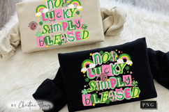 Not Lucky SImply Blessed PNG | St Patrick's Day PNG Product Image 12