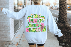 Not Lucky SImply Blessed PNG | St Patrick's Day PNG Product Image 6