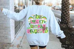 Not Lucky SImply Blessed PNG | St Patrick's Day PNG Product Image 6