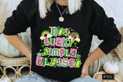 Not Lucky SImply Blessed PNG | St Patrick's Day PNG Product Image 7
