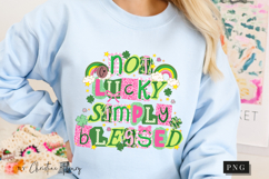 Not Lucky SImply Blessed PNG | St Patrick's Day PNG Product Image 9