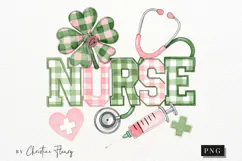 St Patricks Day Nurse PNG | St Patricks Day Png Product Image 4