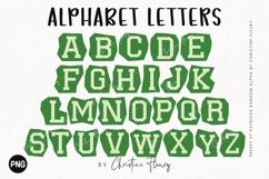 Green St Patricks Ransom Alpha PNG Clipart Product Image 2