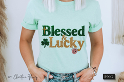 Rhinestone Blessed &amp; Lucky PNG | St Patrick's Day Png Product Image 10