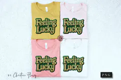 Rhinestone Feeling Lucky PNG | St Patrick's Day Png Product Image 8